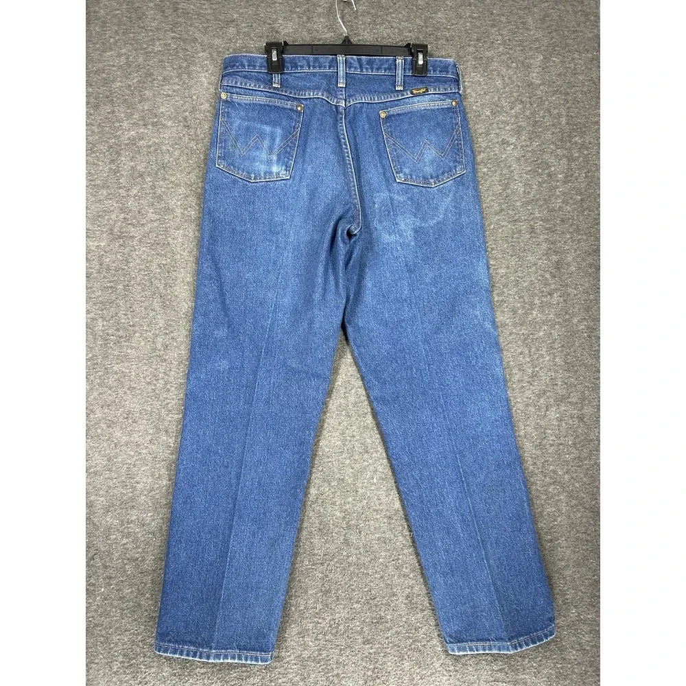 Vintage Wrangler 31MWZ Jeans 34x30 (tag‎ 36x30) Faded Straight Leg Made USA